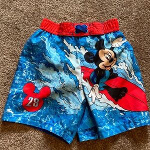 Disney Mickey Mouse  Size 2T Boys Swim Trunks